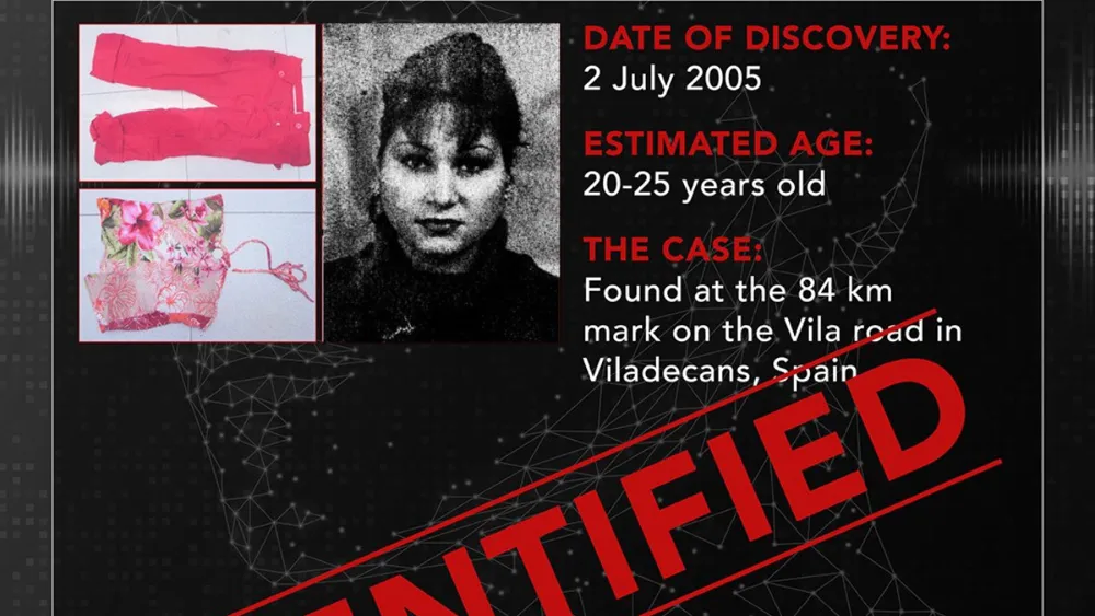 Woman identified in Spanish cold case as Liudmila Zavada after 20 years