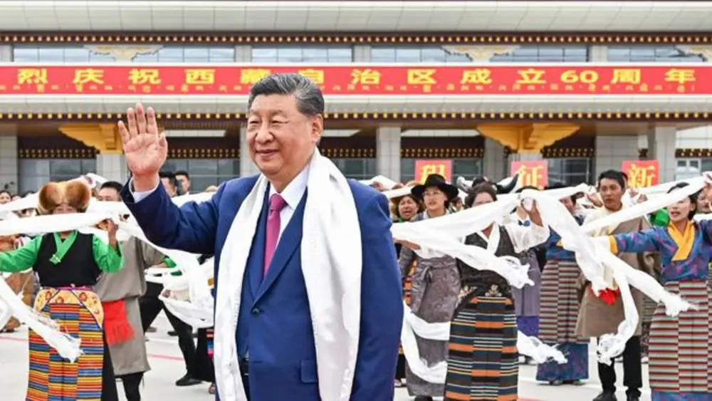 Xi Jinping Celebrates 60 Years of Chinese Rule During Rare Visit to Tibet