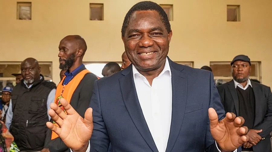 Zambia’s Hichilema Sworn in for Second Term Amid Election Controversy