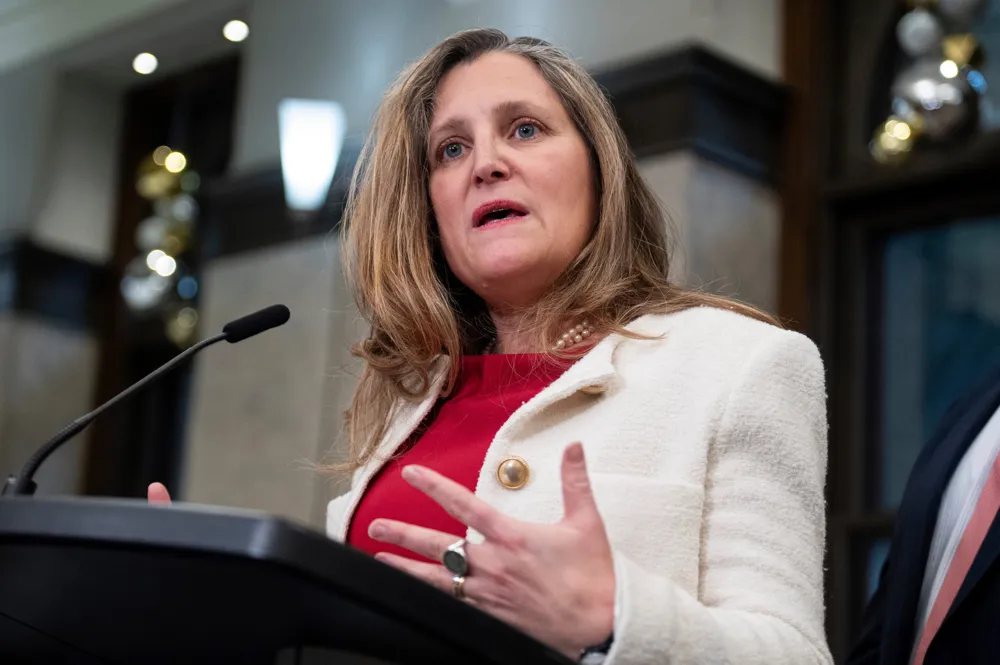 Zelensky Appoints Chrystia Freeland as Economic Adviser Amid Restructuring Efforts