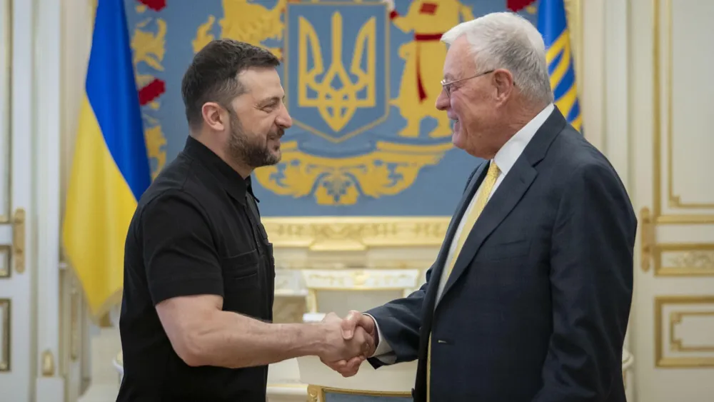 Zelensky Discusses Air Defense and Sanctions with US Envoy Kellogg in Kyiv