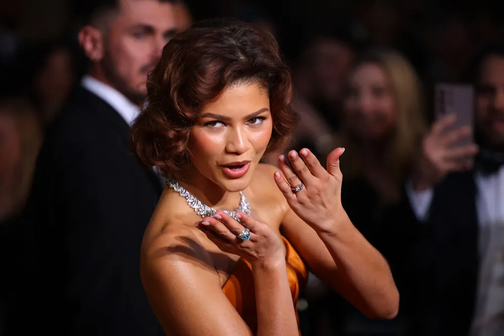 Zendaya dazzles in vintage glam at Golden Globes, fans react to diamond ring speculation