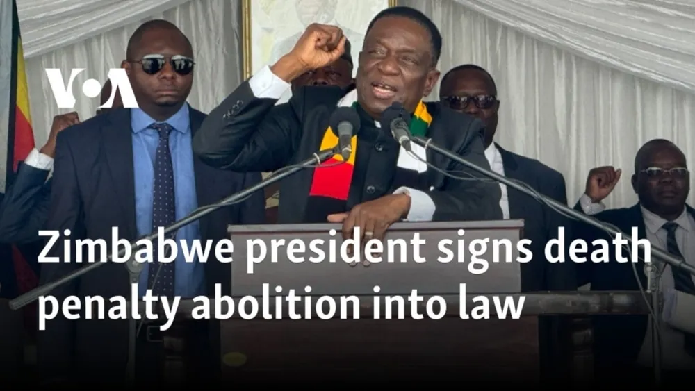 Zimbabwe Abolishes Death Penalty Following Legislative Approval